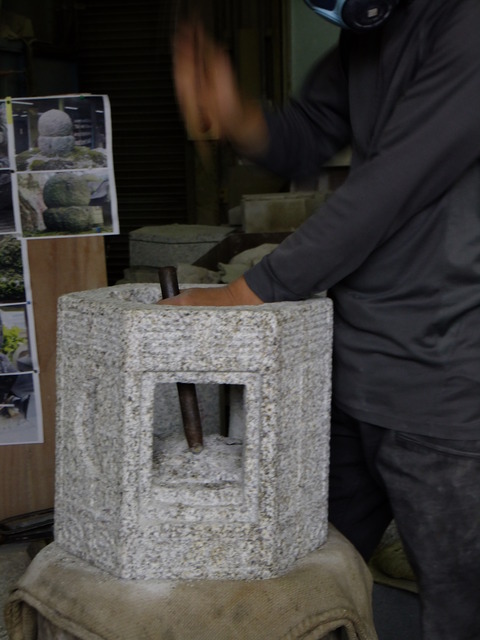 灯篭　火袋制作