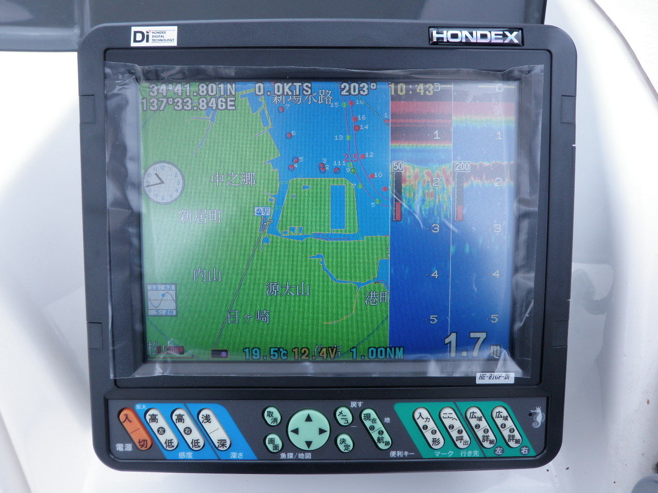 HONDEX（ホンデックス）HE81GP-Di取付け : スギウラマリンブログ
