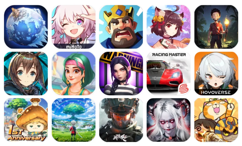 調査報告】2025年4月の中国モバイルゲーム海外市場売上TOP30を