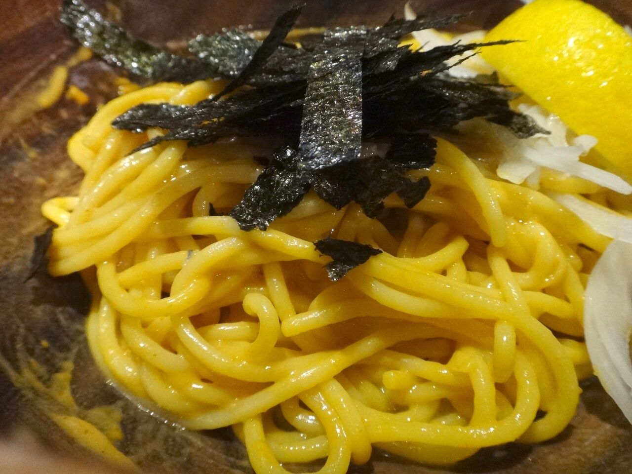 ねっとりとしたソースが太いパスタによく絡む 東中野の名店 モーゼ 二人暮しのおつまみ日記