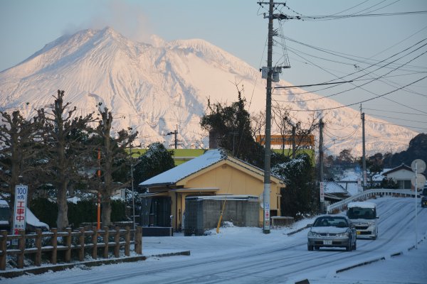 桜島雪のフォト
