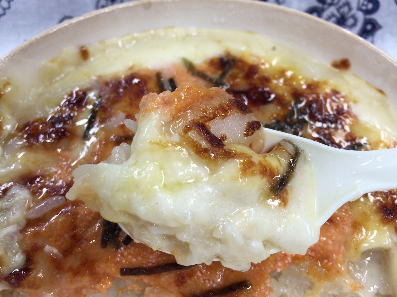 セブンイレブン 明太もちチーズの和風ドリアがもちうま かなちゅうごはん