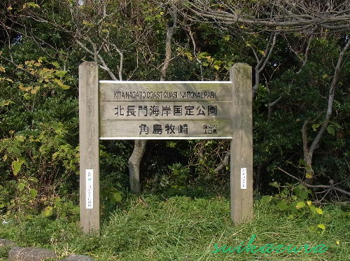 角島 牧崎看板