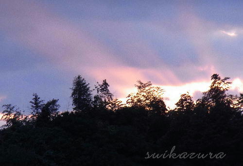 夕日