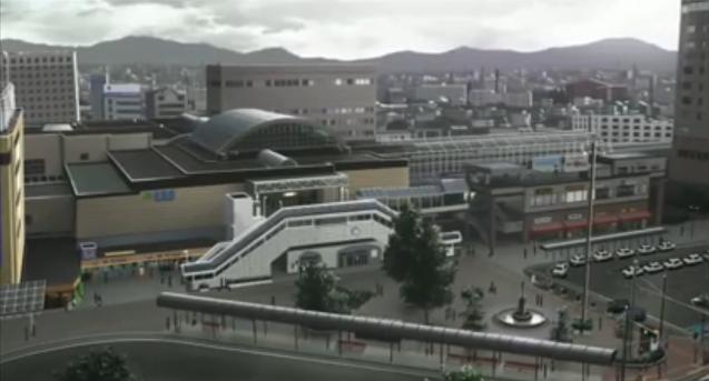 世紀末オカルト学院の建物の作画がリアルな件 とある信州のバスマニア