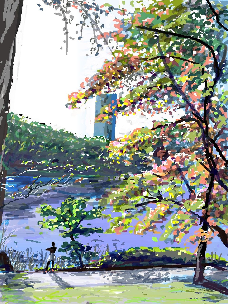 秋が来た！多摩市のキノコたち : 水彩8・道子のつれづれ日記