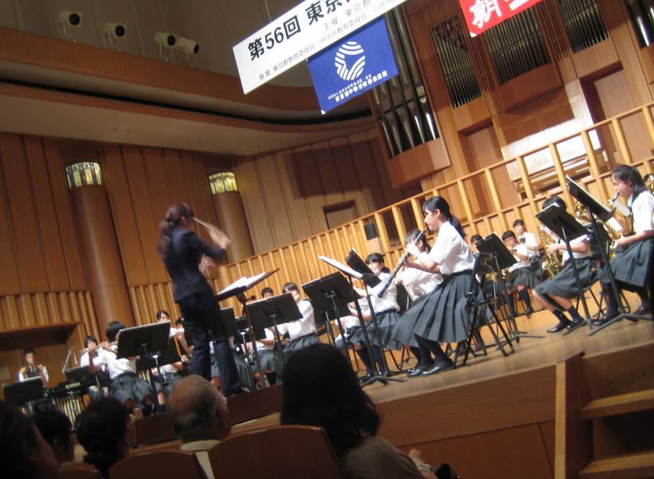 第56回東京都中学校吹奏楽コンクール 水彩8 道子のつれづれ日記