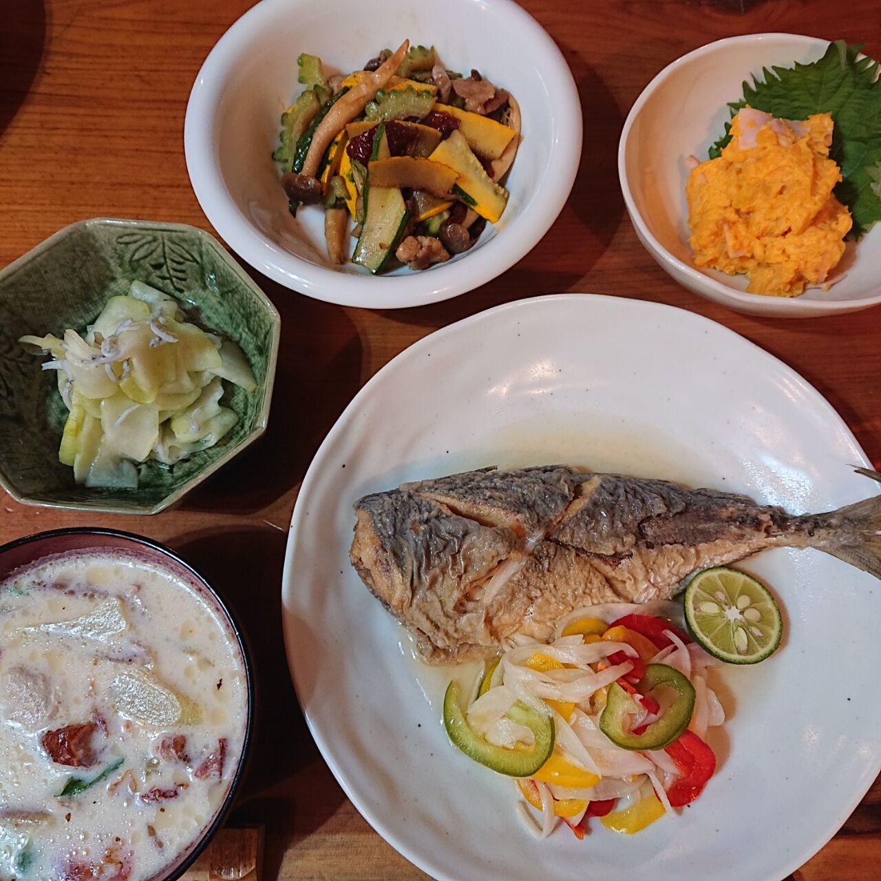 真あじの南蛮漬け 水仙花のblog