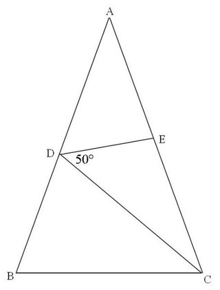 二等辺三角形の頂角を求める問題 難問 東大合格コム