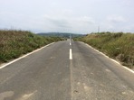 まっすぐな道路