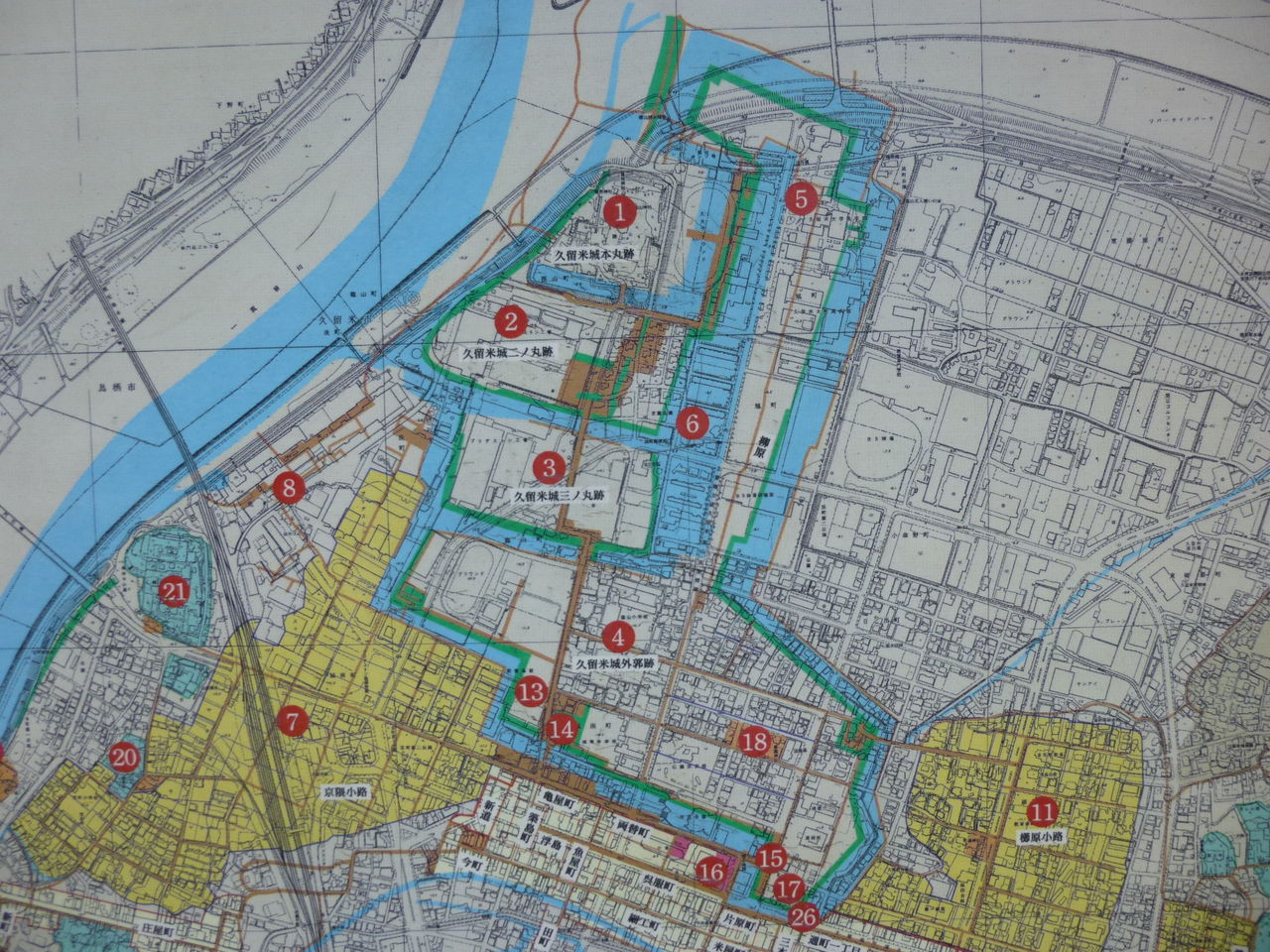 久留米城 城とか陵墓とか 久留米城 城とか陵墓とか