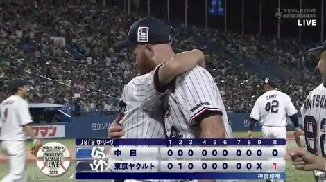 【速報】ヤクルトが中日に３連勝！！！！【サイスニードが完封で６勝目】