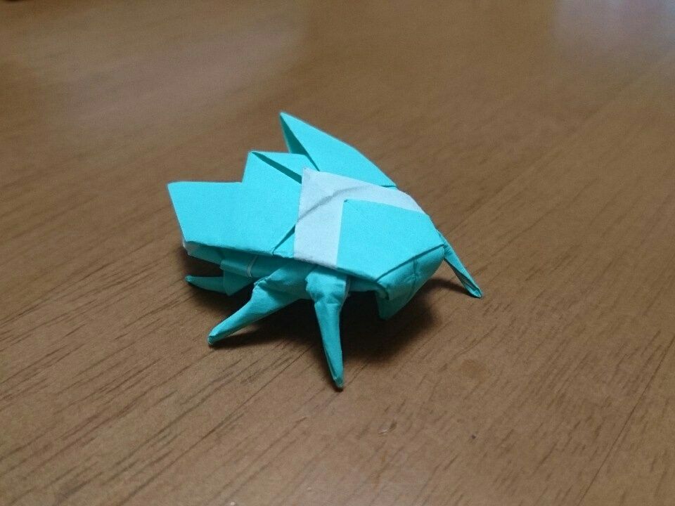 セミ 伝承改 そうだ 折り紙しよう セミ 伝承改 そうだ 折り紙しよう