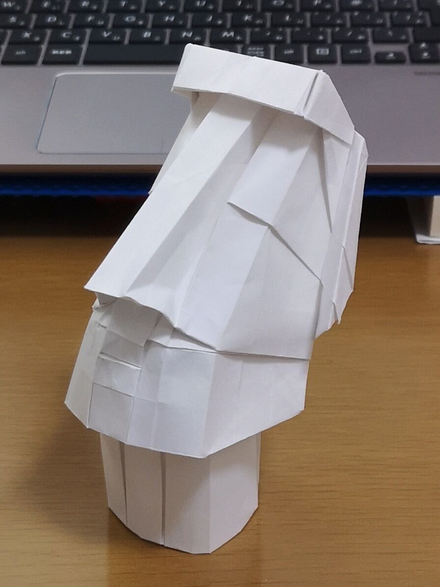 モアイの創作過程 そうだ 折り紙しよう モアイの創作過程 そうだ 折り紙しよう