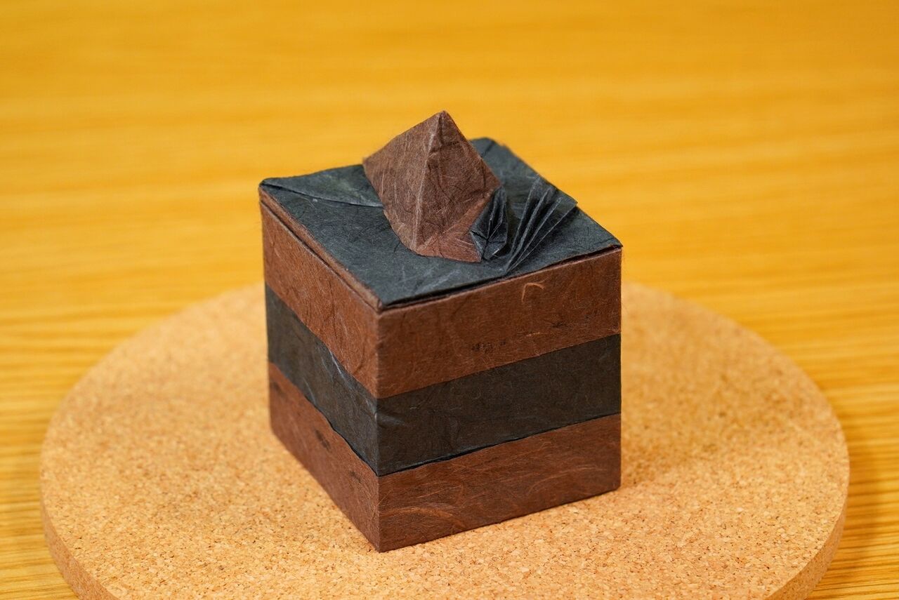 チョコレートケーキ そうだ 折り紙しよう チョコレートケーキ そうだ 折り紙しよう