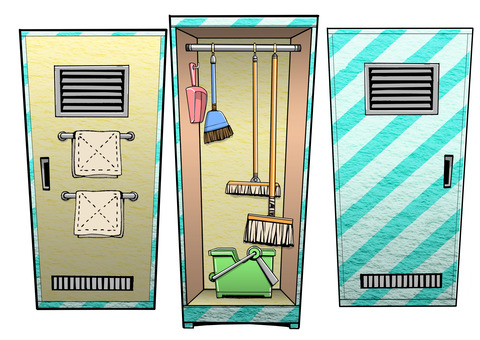 掃除ロッカー1