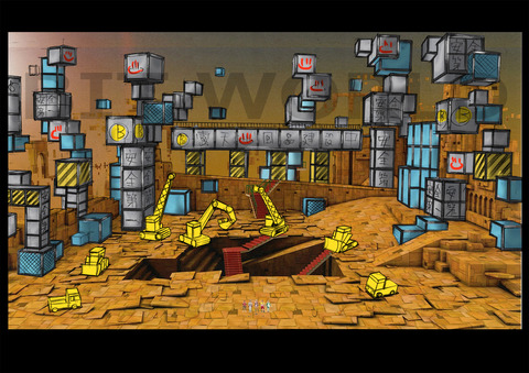 工事ブロック配置参考