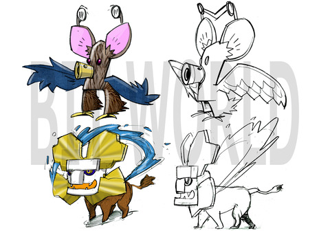 インコ_ライオン