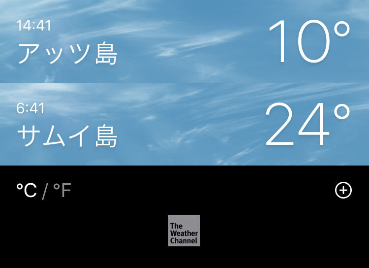 彡 ゚ ゚ あっついなぁ アッツ島の気温でも見るか Jのログ おんjまとめブログ 彡 ゚ ゚ あっついなぁ アッツ島の気温でも見るか Jのログ おんjまとめブログ