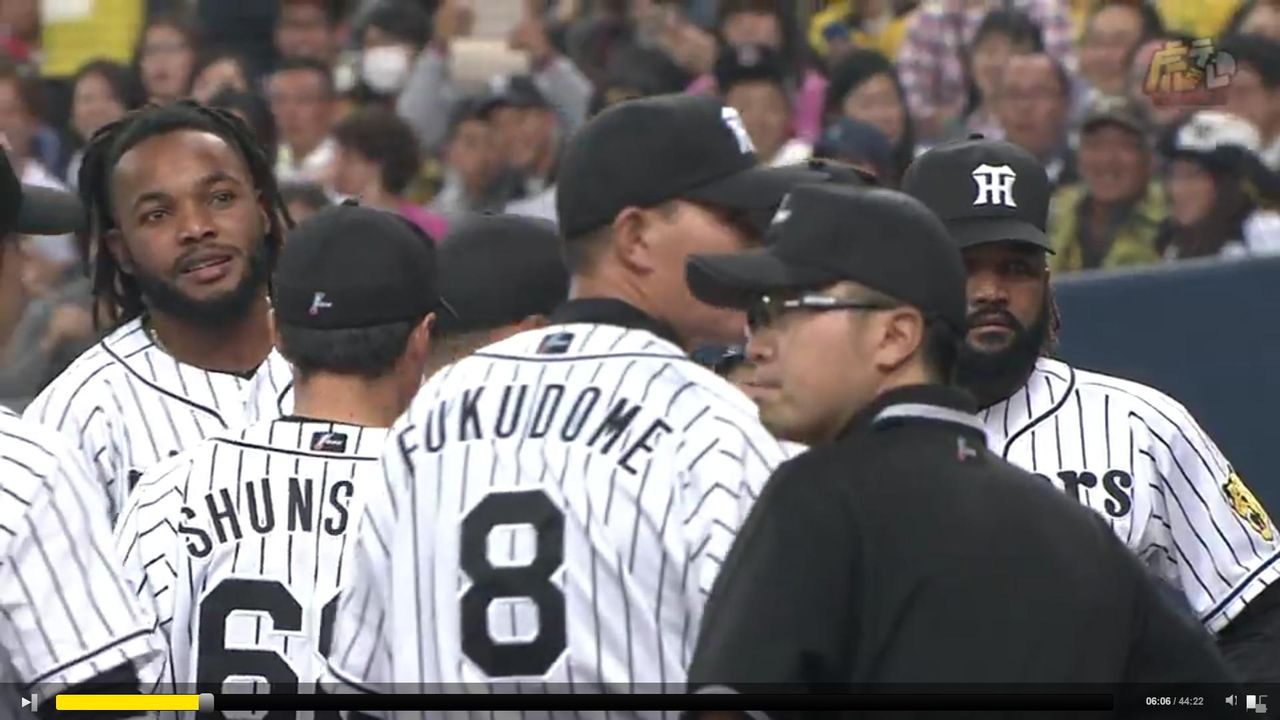 藤浪 ああっ 畠山さんに頭部死球を与えてしまった Jのログ おんjまとめブログ
