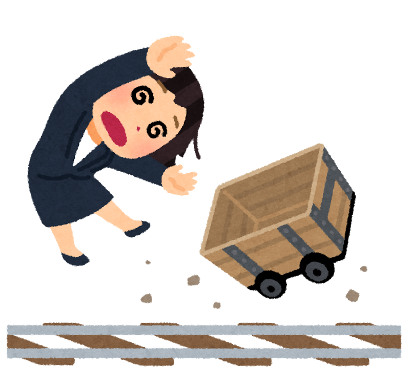 torokko_trolley_rail_businesswoman_out
