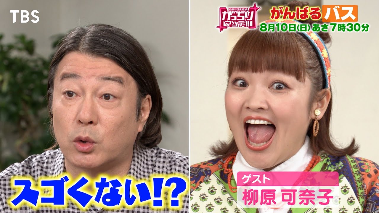 【実況】がっちりマンデー!!　がんばるバス!2倍長いバス!?日本初のフルフラット夜行バス!?