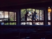 190118自由学園礼拝堂窓ふき