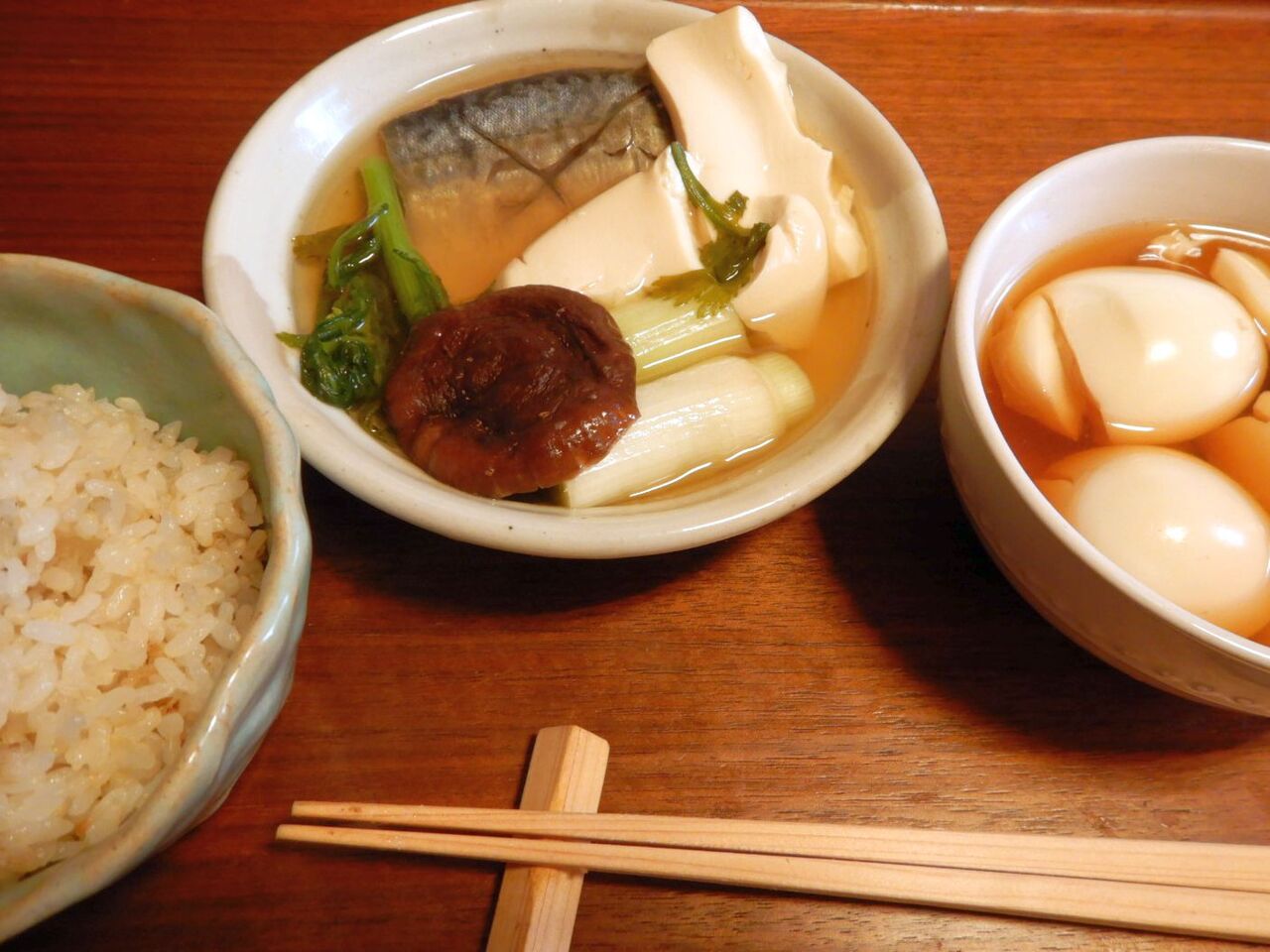 ひとり分ごはん10 サバの簡単煮 しょうゆ卵 堀池喜一郎 すこやの工作室日記 ひとり分ごはん10 サバの簡単煮 しょうゆ卵 堀池喜一郎 すこやの工作室日記