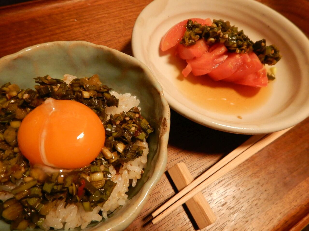 美味しい賄いご飯を作ってみた ニラ辛子で卵かけ 堀池喜一郎 すこやの工作室日記 美味しい賄いご飯を作ってみた ニラ辛子で卵かけ 堀池喜一郎 すこやの工作室日記