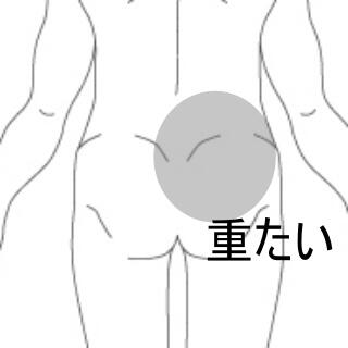 重たい腰痛