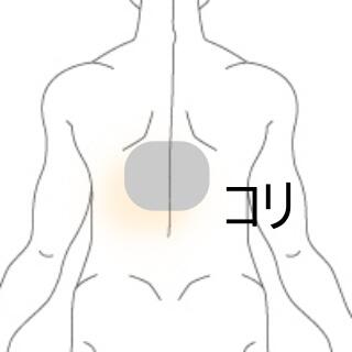 背中のコリ