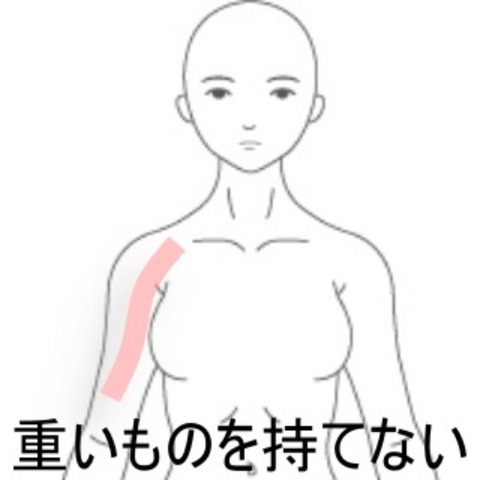 重いものをもてない