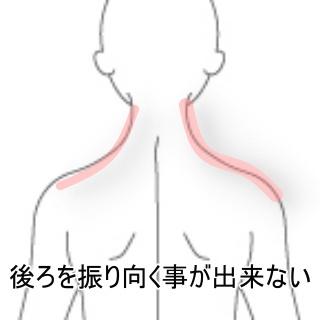 後ろを振り向くことが出来ない