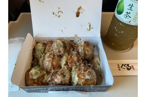 新幹線でたこ焼き「臭え」「迷惑」批判殺到　改札で売ってるのに　JR東海の見解・・・