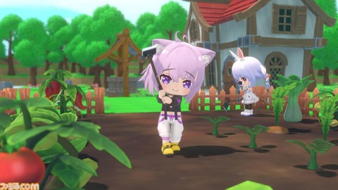 2025年末リリース予定！ホロライブの新作スローライフゲーム『ぷちホロの村 ～剣とお店と田舎暮らし～』