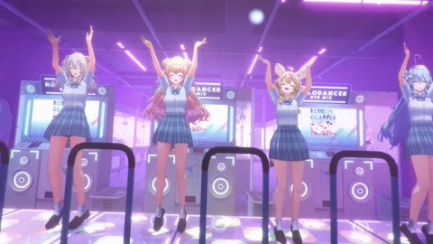 ホロライブの桃鈴ねねちゃんと尾丸ポルカちゃん
