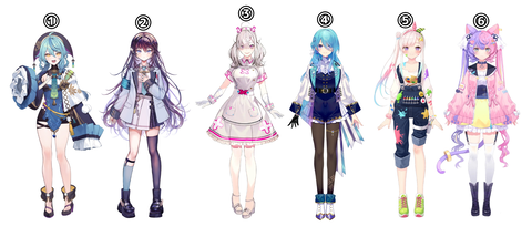 【画像】VTuberを「チャンネル登録者数が多い順」で並べ替えてください「珠乃井ナナ見るとどうしても原神に見える」