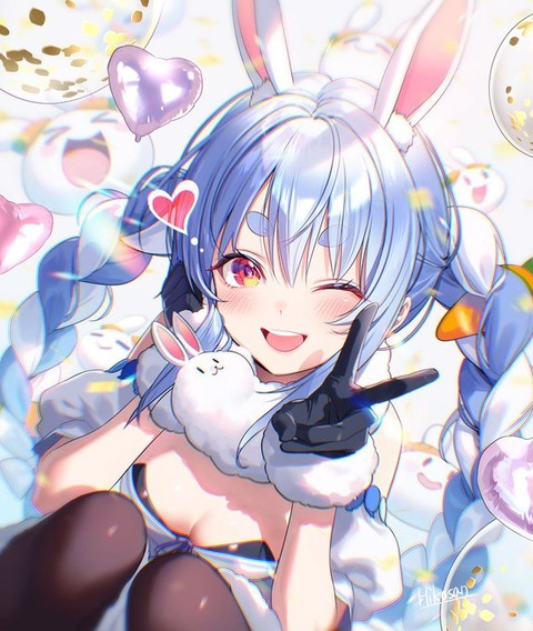 兎田ぺこらちゃんのうさみみを引っこ抜いて普通の美少女にしたい