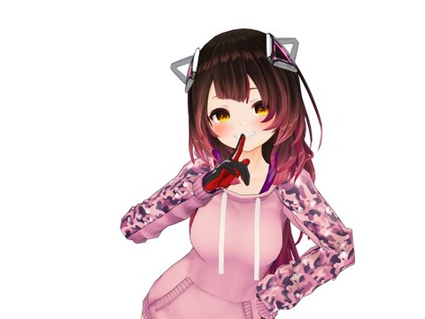 ホロライブのロボ子さんの全身立ち絵はじめて見たんだけど