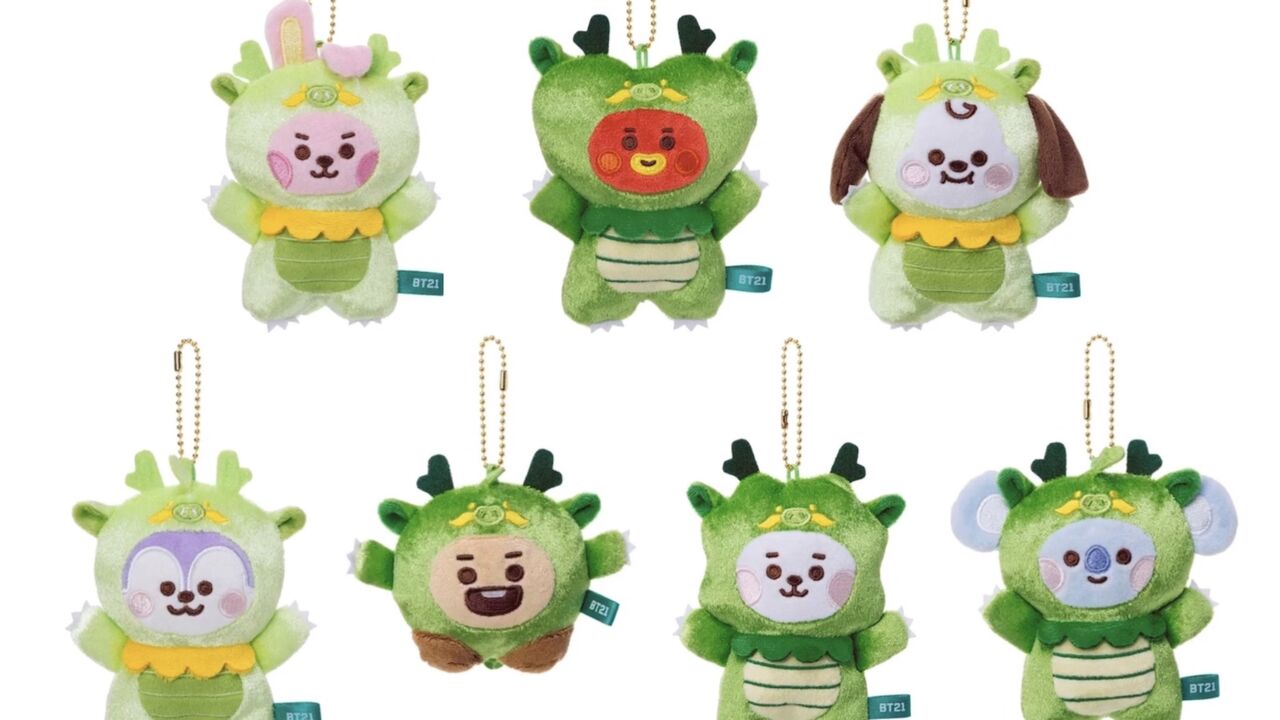 【緊急】BT21 × ファミマ 3月15日より辰年にちなんだドラゴンマスコット登場!