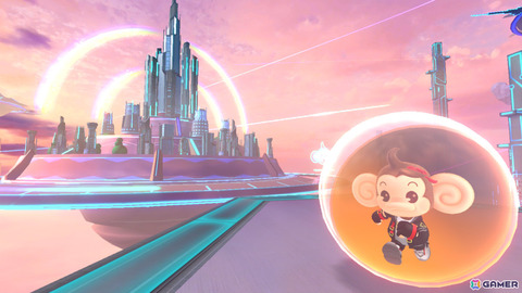 【三枝明那】『スーパーモンキーボール バナナランブル』　期間限定！「にじさんじウキウキカップ記念コーデセット」無料配信開始！