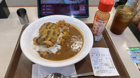 ビーフカレー←牛の味　ポークカレー←豚の味