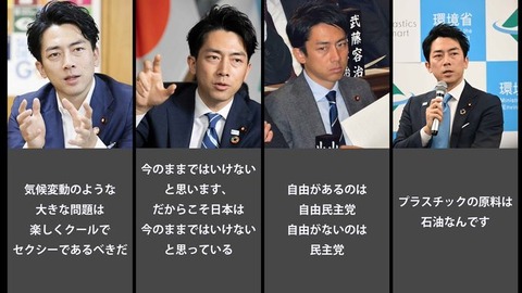 【小泉進次郎氏】これが政治家よ！？「海外から輸入される飲料用ミネラルウオーターの購入をやめ、国産や水道水に変えれば可処分所得が増加し家計の懐が温かくなる」