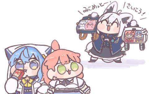 【ホロライブ】三大黄金トリオ→フブみこめっと、にゃんぐみこーん、他は？？「白上フブキ・さくらみこ・星街すいせい・猫又おかゆ」