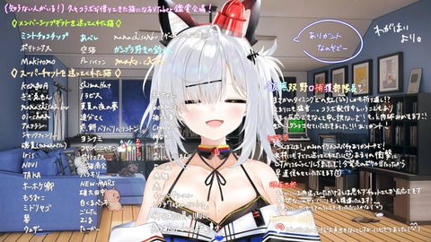 俺の好きなVtuberが「はうはる」「猫元パト」「本阿弥あずさ」なんだが(￣▽￣;)