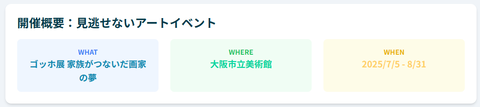「大阪 ゴッホ展 家族がつないだ画家の夢」とサンエックスキャラクターズが奇跡のコラボ！限定アイテムを見逃すな！【2025年7月5日(土)～8月31日(日)開催】