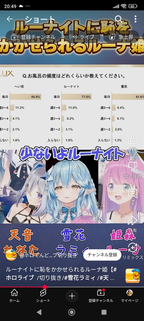 【ホロライブ】質問「お風呂に週何回入ってる？」ホロライブ視聴者「……………」※面白かった回
