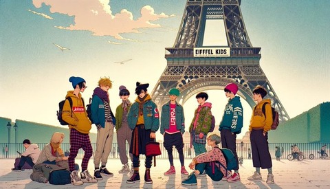 【画像】トー横キッズに憧れたフランスのキッズが次々と「エフェ横キッズ」になってしまうwwwww