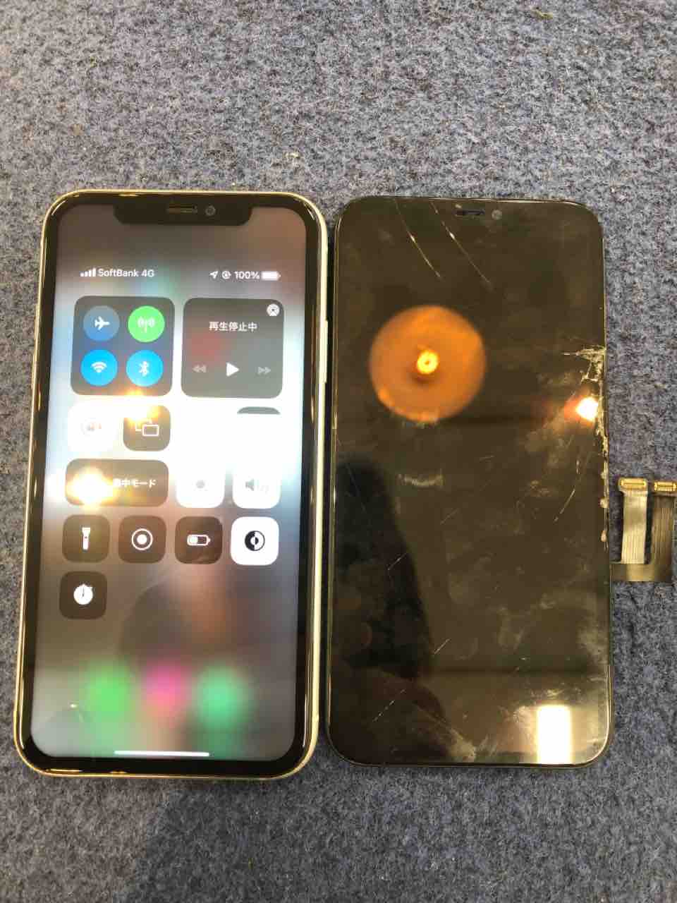 初期化済み 割れたiPhoneSE 画面が割れたまま使用していると、最悪初期化必須でデータを失う