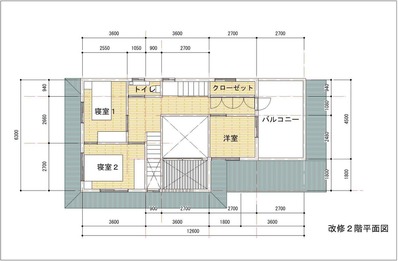2階リフォームⅡ2階平面図